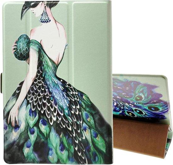 Slanke hoes compatibel met Rakuten Kobo Touch 2.0 6.0-inch eReader Case Flip Stand Cover XKQ