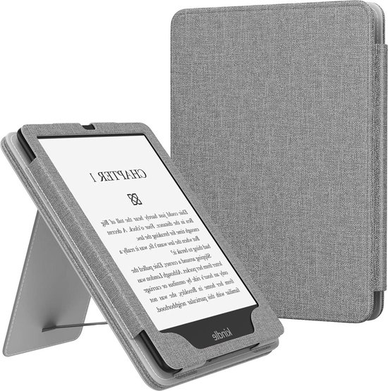 Slim PU Tablet Shell Cover Stand Case with Auto-Wake/Sleep for Kindle Paperwhite 2021 - Denim Gray - Fits All-new Kindle Paperwhite 11th Generation van Fintie