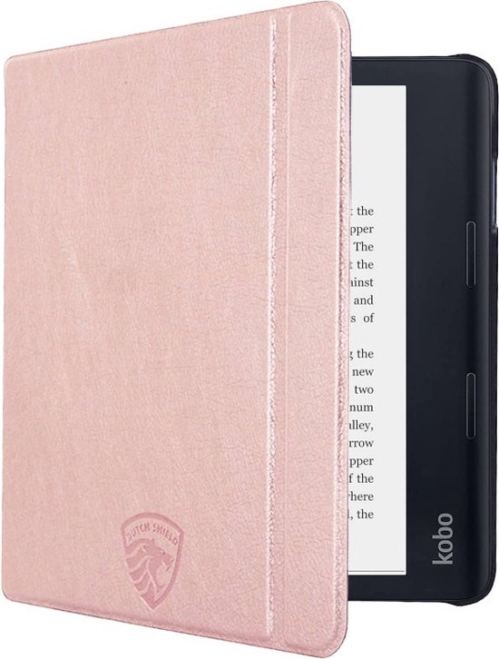 Slimfit Hoesje Sleepcover Geschikt voor Kobo Sage Hoes Roze goud - ereader hoesje - cover van Slimfit