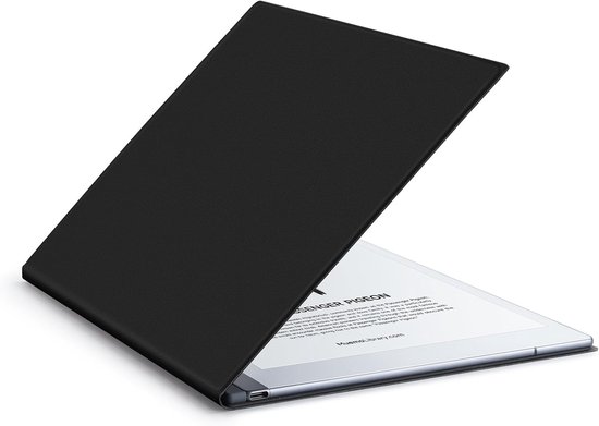 SnelShoppen - OLAIKE Case voor Remarkable 2 Paper Tablet 10.3 inch - Book Folio Design - Premium PU Leer - Magnetische Slimme Hoes - Zwart - Beschermi