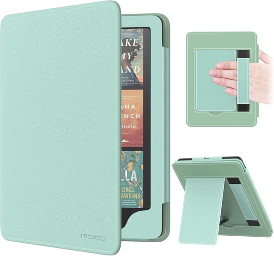 SnelShoppen - Ultra Lichte PU Hoes voor 7"/6.8" Kindle Paperwhite (12th/11th Gen-2024/2021) | Beschermende Cover met Auto Wake/Sleep Functie | E-boek
