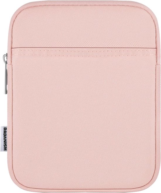 SnelShoppen - Universele Padded Sleeve voor eReader 6-7 Inch, Roze | Beschermhoes voor 7" Paperwhite/Colorsoft, 6" Kobo Clara BW/Colour, 7" Kobo Libra