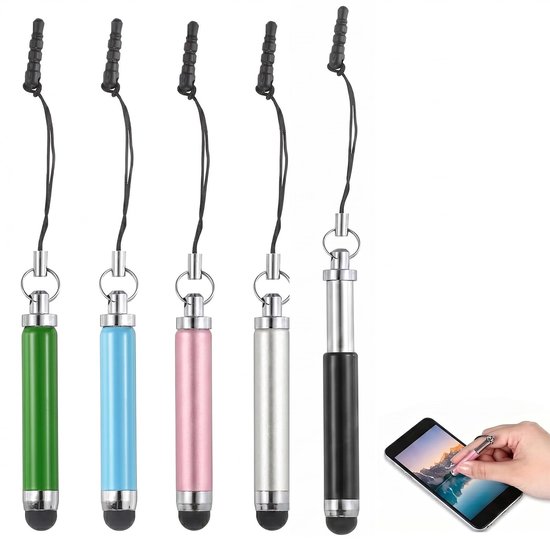 Solidchoice - 5 Stuks Universele Stylus voor Tablets en Smartphones