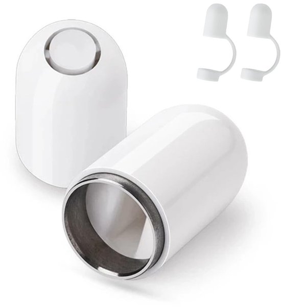 Solidchoice - Apple Pencil Magnetische Caps - Vervangingscaps met Siliconen Anti-Verlies