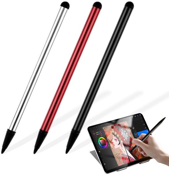 Solidchoice - Set van 3 Universele Touchscreen Stylus Pennen