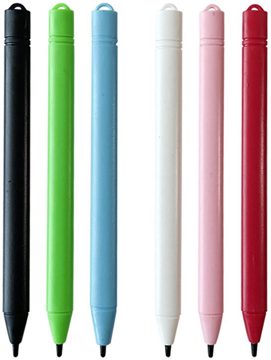Solidchoice - Set van 6 Vervangende Stylus Pennen voor Schrijfborden