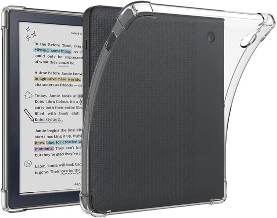 Solidchoice - Transparante Beschermhoes voor Kobo Libra Colour 7 Inch