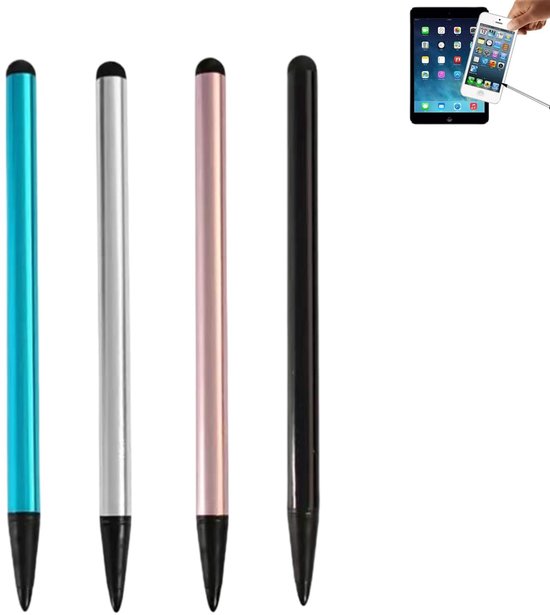 SolidKeus - Set van 4 Universele Tablet Pennen voor Precisie
