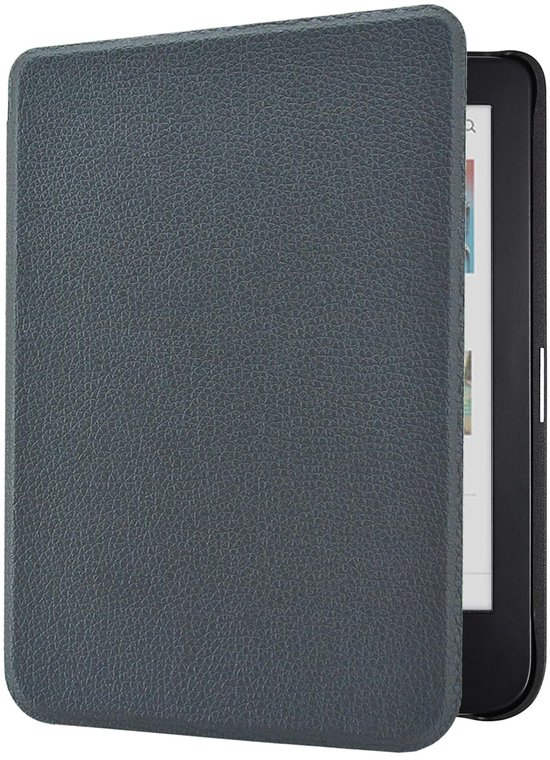 SolidKeus - Ultra Dunne Leren Case voor Kobo Clara BW en Colour 6" met Auto Sleep/Wake