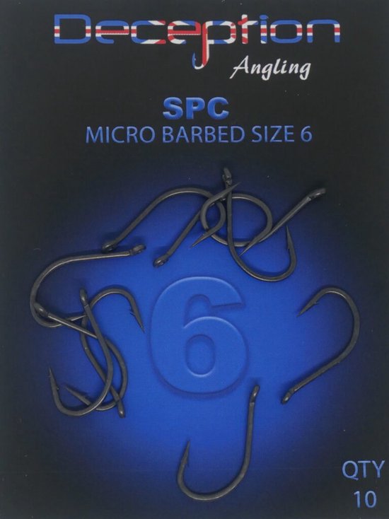 SPC (STRAIGHT POINT CHOD) Micro Barbed Hook - Size 4 van SPC