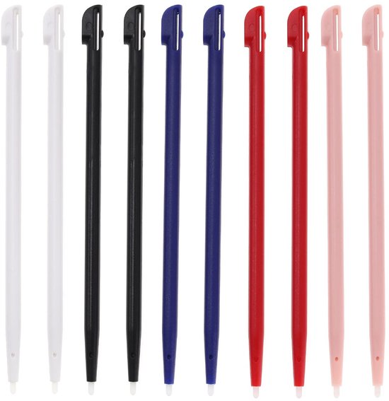 SPHProducts - Touch Stylus Pen - 10 Stuks - Perfect voor Nintendo 2DS - 95mm - Zachte bediening - Accessoires voor gamers - Vervangend model