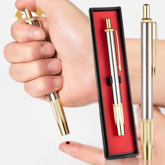 Stainless Steel Lancet Pen - Bloedafname Pen voor Acupunctuur en Massage