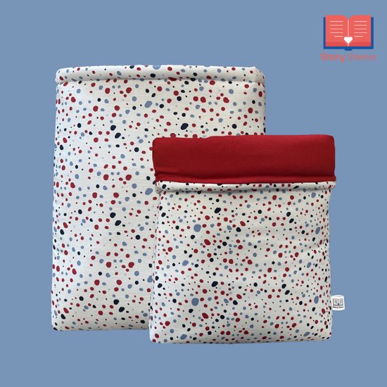 Story Sleeve - Book Sleeve Confetti Joy - 27 x 23 cm - Ook geschikt voor E-reader - Boekenhoes - Boekbeschermer - Boekhoes - Booksleeve - Voor boek van Story Sleeve