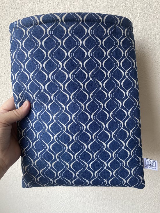 Story Sleeve - Book Sleeve / E-reader Sleeve Blue Harmony - 27 x 23 cm - Ook geschikt voor E-reader - Boekenhoes - Boekbeschermer - Boekhoes - Booksleeve - Voor boek