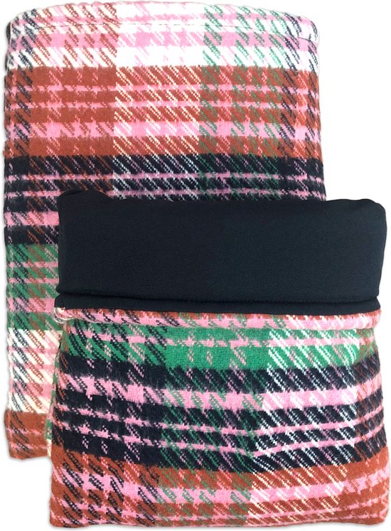 Story Sleeve - Book Sleeve Scottish Check Navy - 27 x 23 cm - Ook geschikt voor E-reader - Boekenhoes - Boekbeschermer - Boekhoes - Booksleeve - Voor boek van Story Sleeve