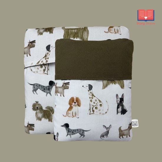 Story Sleeve - E-Reader Sleeve Doglover - 16 x 21 cm - Geschikt voor o.a. Kobo Clara - Hoes voor E-Reader van Story Sleeve