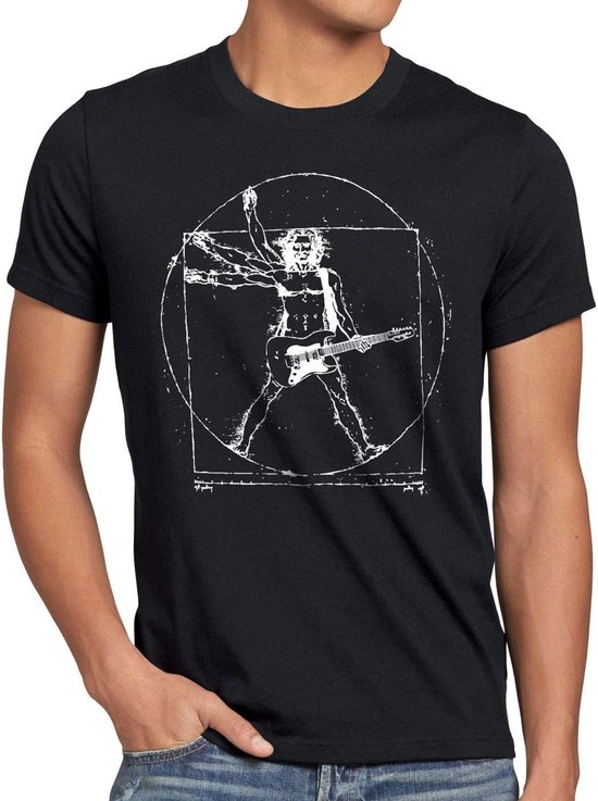 style3 Da Vinci Rock T-shirt voor heren, muziek, festival
