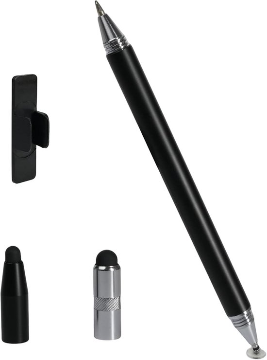 stylus, 4-in-1, compatibel met tablets, smartphones, iPhone, iPad, Samsung, Huawei, nauwkeurige capacitieve pen, tekenpen voor touchscreens
