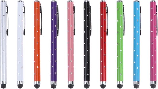 stylus capacitieve touchscreen-pen voor smartphones touchpen voor mobiele telefoon tablet 10 stuks