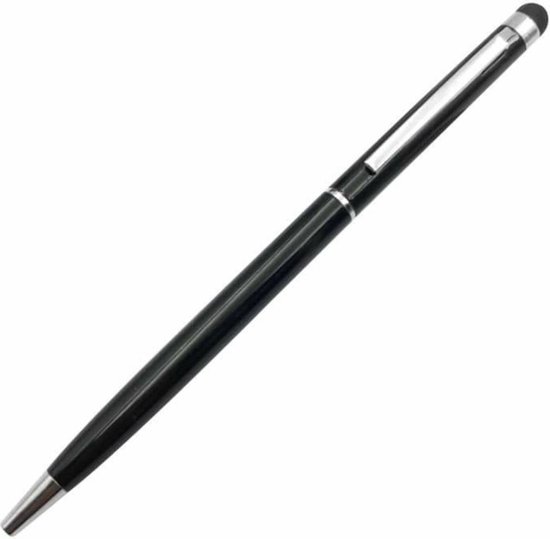 Stylus pen 2 in 1 | Inclusief balpen voor iPad - Samsung -  Smartphone - Laptop - Universeel - Tablet - Touch Pen - Touchscreen Pen | Zwart van Merkloos