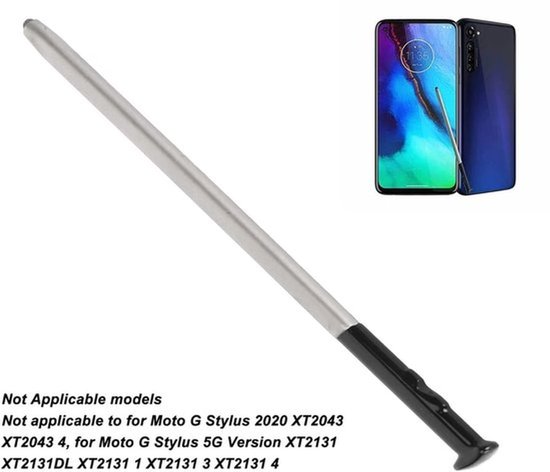 Stylus Pen Hoge Gevoeligheid - Vervangende Touchscreen Pen - Geschikt voor Moto G 2020 XT2043 - Duurzaam Metaal - Notities Maken/Tekenen - Touchscreenpen