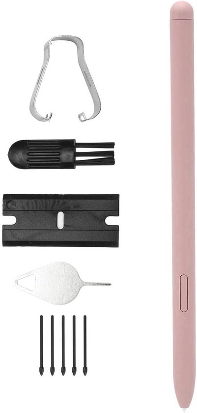 Stylus Pen met 5 Tips voor 10.4 inch Tablet - Roze - Compatibel met Galaxy Tab S6 Lite SM-P610, SM-P615
