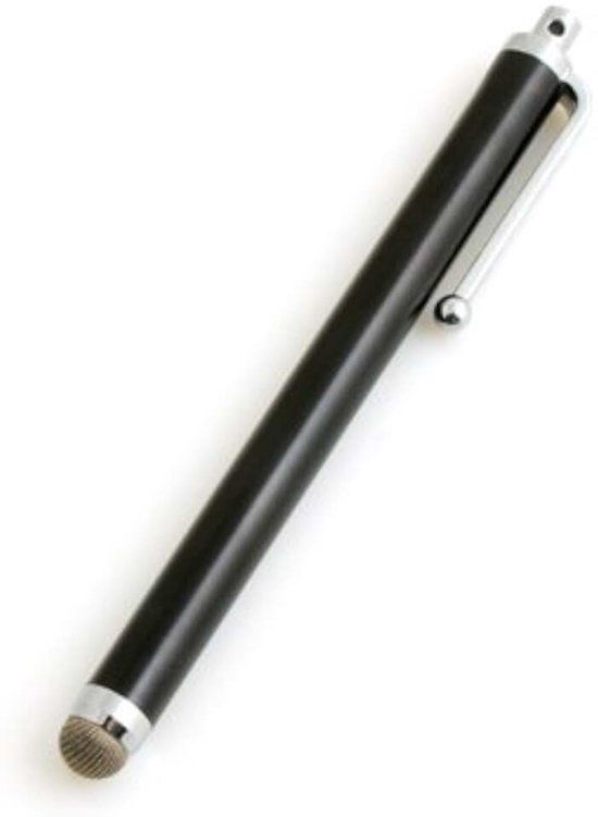 Stylus pen textielvezel tip touch pen capacitieve scherm invoerpen zwart voor smartphone, touchscreen mobiele telefoon, tablet PC, PDA