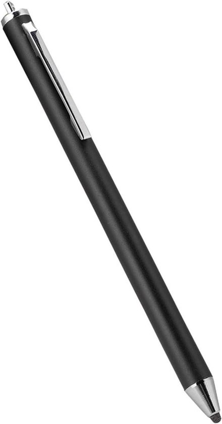 Stylus pen voor touchscreen - digitale pen voor smartphone en tablet - draagbaar en duurzaam - zwart - compatibel met 2018 modellen