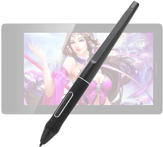 Stylus Pennen (8192 Niveau) met Twee Aangepaste Knoppen, Voor Tablet Kamvas Pro 12 Voor Kamvas Pro 13 Voor Kamvas Pro 16 Voor Kamvas 16 Voor Kamvas 20