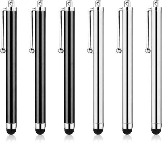 Stylus pennen voor touchscreens, 6 stuks universele stylus pen, zeer