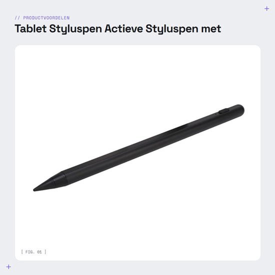 Styluspen met Palmafwijzing - Magnetische Bevestiging - Kantelgevoeligheid - Hoge Nauwkeurigheid - Anti-kras en Anti-vingerafdruk - Eenvoudig te Bedienen - Tekenpen