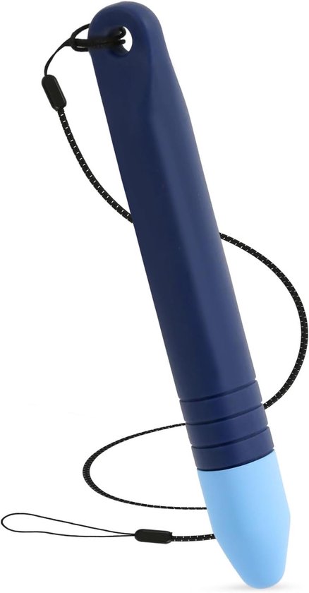 Styluspen voor Touchscreens, Capacitieve Styluspen met Ketting Kindertablet-Styluspen Kinderkrijt-Styluspen voor Touchscreen-Apparaten Smartphones Tablets (Blauw)
