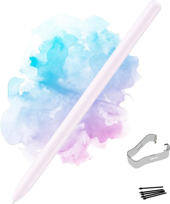 Tab S9 FE S Pen Vervanging (EJ-PX510) voor Samsung Galaxy Tab S9 FE/S9 FE+/S9 FE Plus+SM-X510, SM-X516B, SM-X610, SM-X616B Stylus Pen met tips/pennen (Lavender)