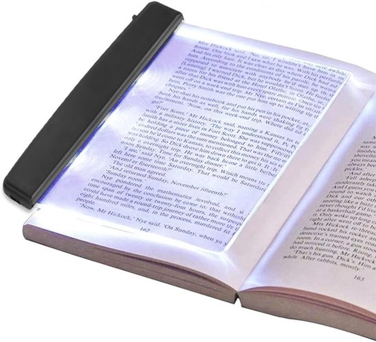 Tablet leeslamp - Leeslamp - leeslampje voor boek - Boeklamp - Werkt op batterijen - Batterijen niet inbegrepen - Zwart van Merkloos