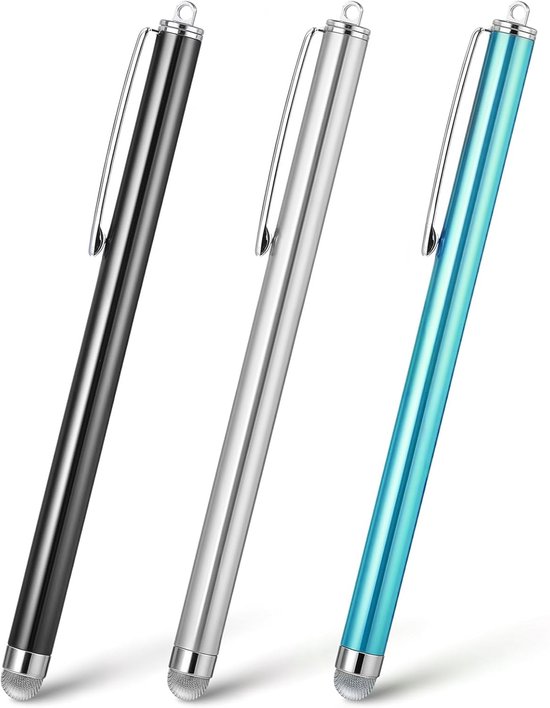 Tabletpen voor alle tablets, 3 stuks touchscreen pen zeer nauwkeurige