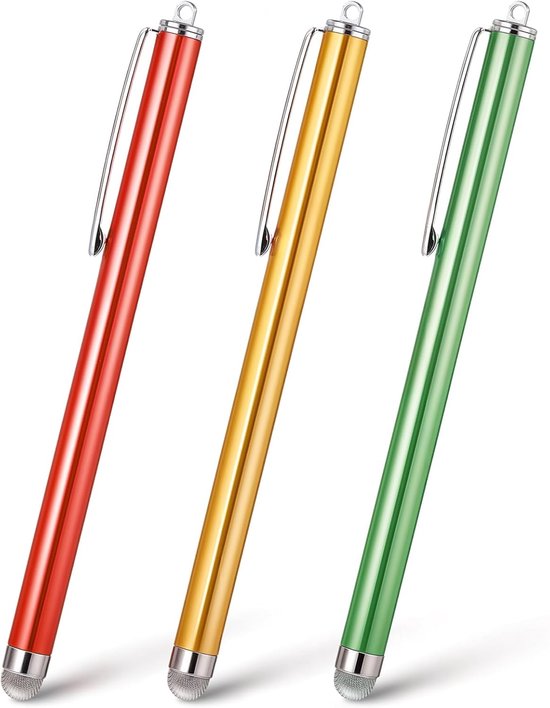 Tabletpen voor alle tablets, 3 stuks touchscreen-pen, zeer