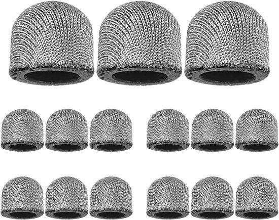 Ticha Vervangende punt: verpakking met 15 reservepunten voor touchscreen-pennen van rubber (buitendiameter 6,3 mm - ShopVlot