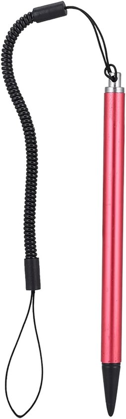 Touch Pen, Sn Touch Schilderen Pen Resistive Stylus met Spring Rope Voor POS PDA Navigator (Rood)