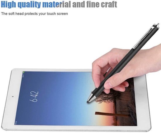 Touchpen Universeel - Stylus Pen - Capacitatieve Pen - Professionele Touchpen - Vervangende Pen - Geschikt voor Smartphones/Tablets