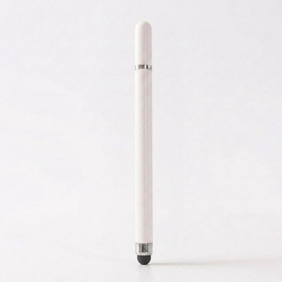 Touchpen Wit - Stylus Pen voor Tablet en Smartphone - Universeel Geschikt voor iPad iPhone Samsung Android