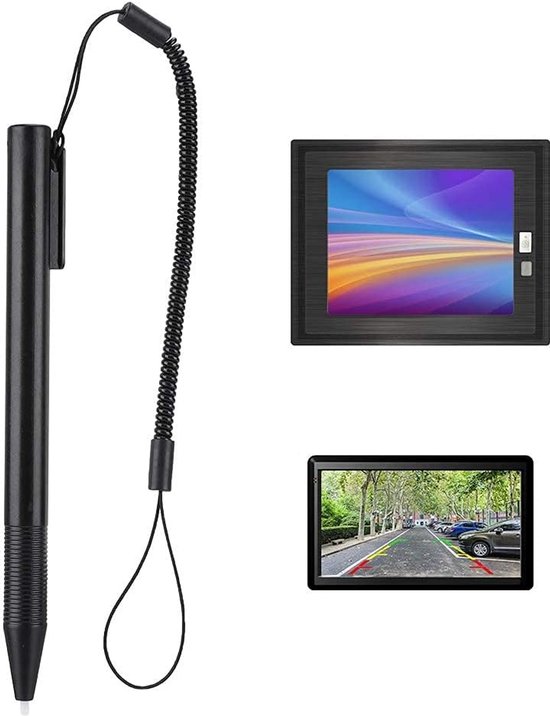 Touchscreen anti-kras pen - stylus touchpen voor PDA Navigator POS met springtouw resistieve touchscreens en anti-kras eisen