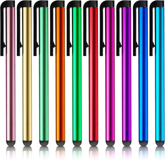 Touchscreen Styluspennen Set - 10 stuks - Tabletten - Hoge precisie - Universeel - Mobiele telefoon pen - Touchscreen-apparaten