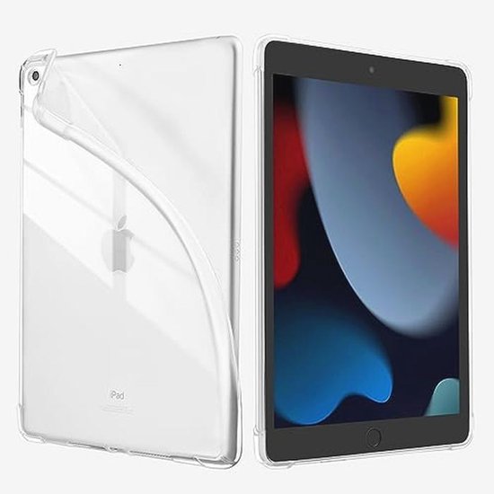 Transparante Beschermhoes voor iPad 10,2 inch – Slank en Schokbestendig – 9e, 8e, 7e Generatie van Merkloos