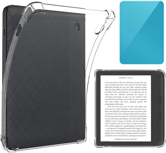 Transparante TPU hoes Geschikt voor Kobo Libra Colour N428 (2024) - flexibel - krasbestendig - dagelijkse bescherming