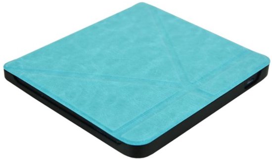 Turquoise hoesje geschikt voor Kobo Libra colour - Bescherm Case - Trifold - Book Cover - Tablet Cover - Turquoise beschermhoes - CHPN