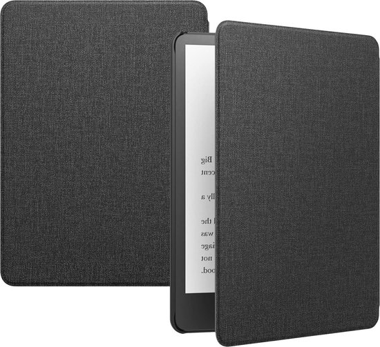 Ultra Lightweight Shell Cover for Kindle Paperwhite 2021 - Black - Auto Wake/Sleep - Fits All-new Kindle Paperwhite 11th Generation - Kids & Signature Edition 6.8" van MoKo