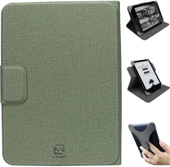 Universele Afneembare Hoes voor 6'' Kindle 2024/2022 en Kobo Nia/Clara 2E/Clara HD, Lichtgewicht Bescherming met Meerdere Kijkhoeken en Duurzaam Ontwerp van Merkloos