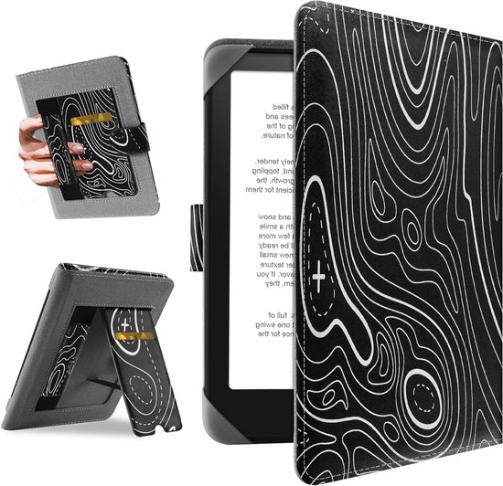 Universele Beschermhoes voor 6-7 inch eReaders zoals Pocketbook, Tolino, Sony en Kobo - Zwart