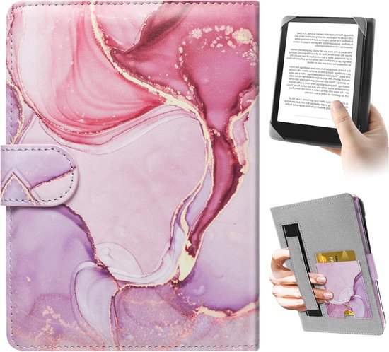 Universele Beschermhoes voor 6.8-7 inch eReaders zoals Kindle, PocketBook en Kobo - Met Ingebouwde Pocket en Duurzaam Ontwerp
