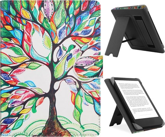 Universele beschermhoes voor 6.8" en 7" e-readers, geschikt voor Kindle, Kobo en Sony, leren standaardcase voor optimale bescherming en gebruiksgemak
